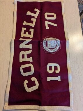 Cornell 1970 Maroon Banner